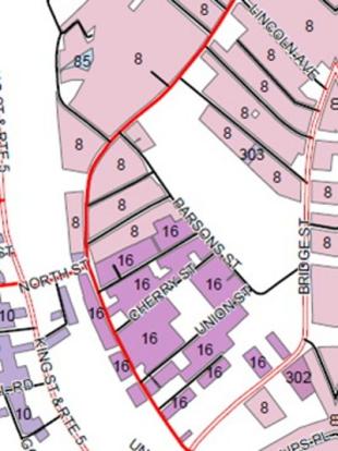 urban residential zoning map