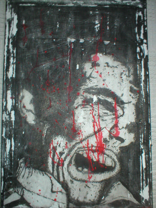 punched in face. I was punched in the face last