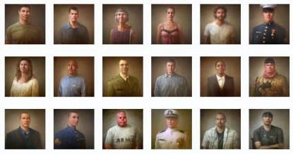 Selection from 100 Faces of War Experience